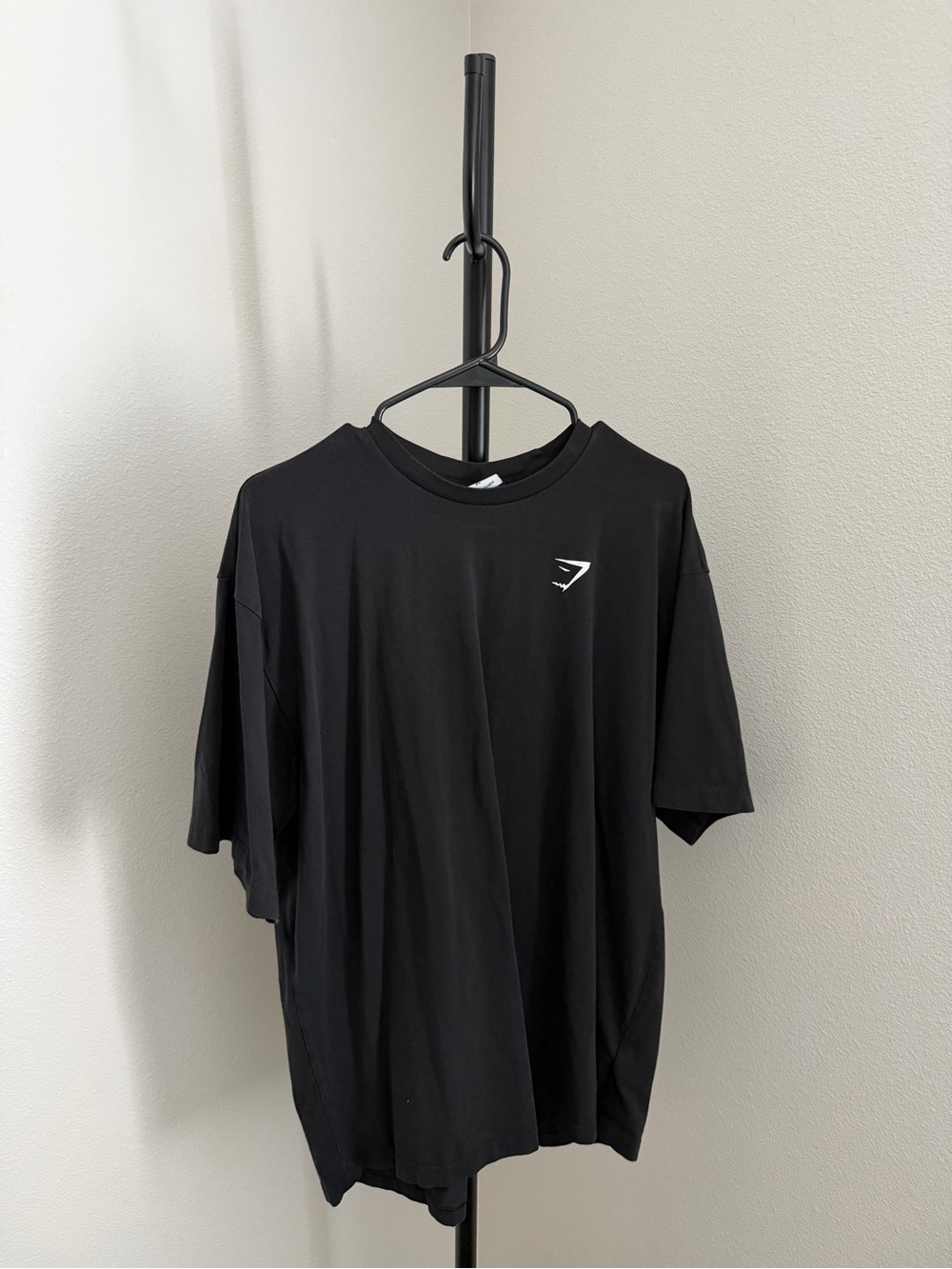 Gymshark Black Short Sleeve Logo Tee